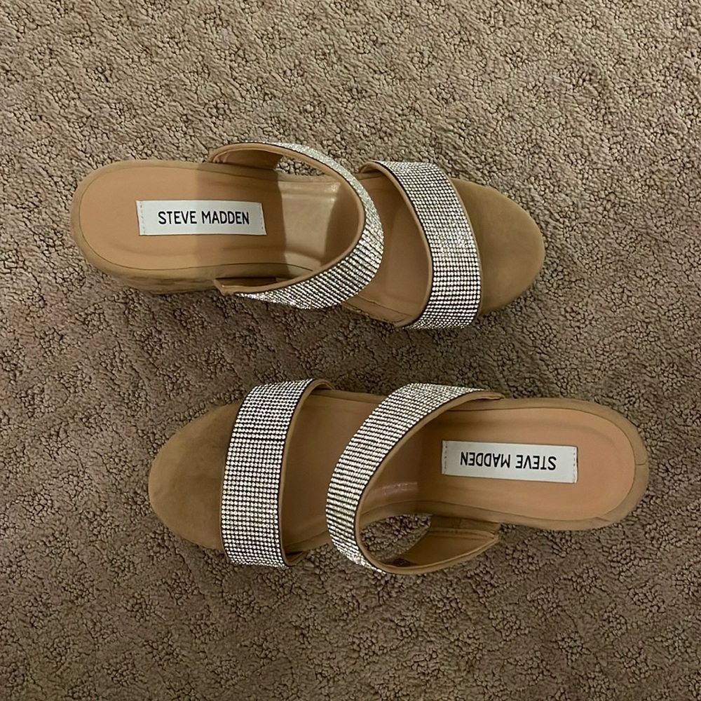 Steve Madden Rhinestone Wedges